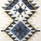 Laddha Home Designs Boho Geometric Woven Cotton Fringed Wall Hanging Tapestry 46.5" x 25.5"
